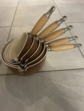 Lot de 5 casseroles vintage