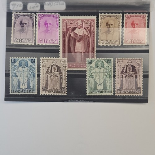 Lot timbres belgique thème - lot,