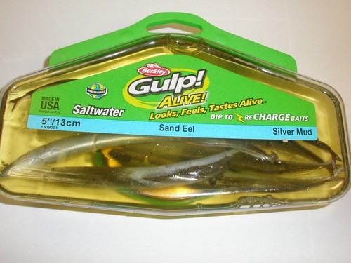 Berkley gulp sand eel argent - sand,