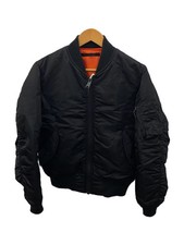 AVIREX MA-1 Flight Jacket, Blouson, Size M, Nylon, Black, 6132077