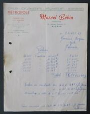 Invoice CYCLES METROPOLIS baby reindeer moped bicycle bike head illustrated 125