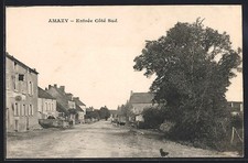 Old postcard Amazy, Entree cote Sud, Tobacco 