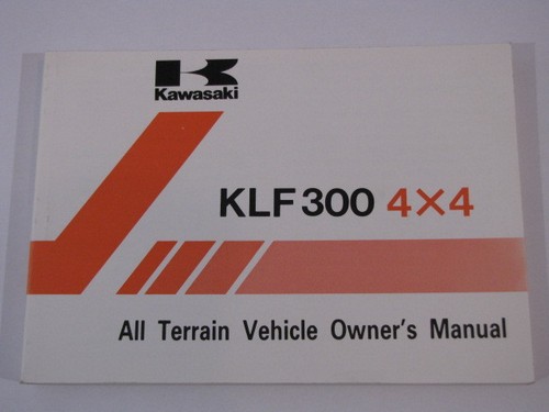 Kawasaki klf300 klf - kawasaki, 300