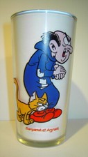 verre Schtroumpf "Gargamel et