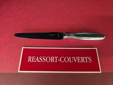 COUTEAU TABLE LAURIER RUBANS 25 CM ALFENIDE CHRISTOFLE TTB MÉTAL ARGENTÉ;