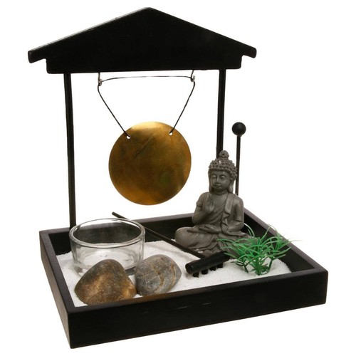 Coffret jardin zen bouddha - jardin, sur