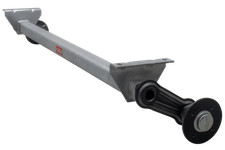 Essieu non freiné KNOTT VG7-L pour remorque UNITRAILER 750kg 1260mm 1560mm 4x100