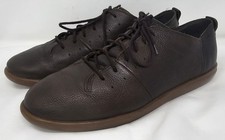 Geox Men's Dk Coffee New Do B Pure Leather Casual Shoes Size EUR 41 US 8