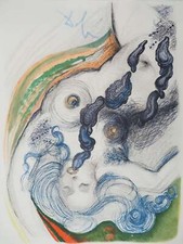 Salvador Dali: Casanova, Nude and Aphrodisiac Oysters, Original Signed Engraving