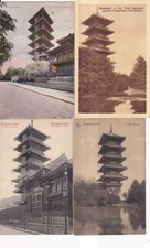 Lot de 4 cartes postales