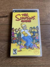 The Simpsons Game (Sony PSP, 2007) Video Game Complete CIB Tested