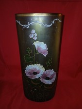SUPERBE ANCIEN  VASE EMAILLE