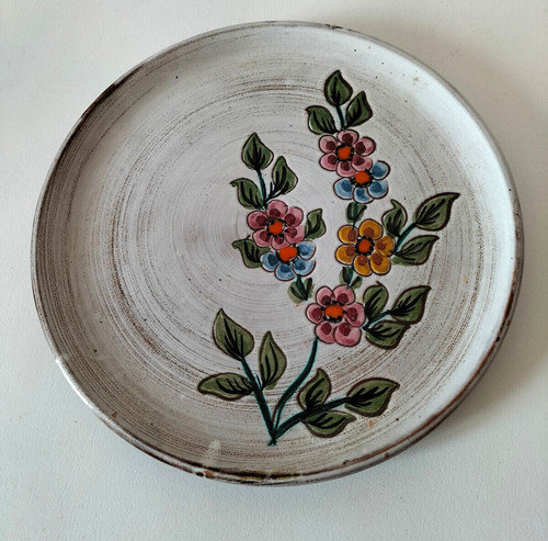 Assiette grès émaillé - , motif