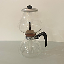 VINTAGE - 1950's PYREX GLASS 2 GLOBES BAKELITE HANDLE VACUUM COFFEE MAKER