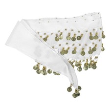  Ceinture à chaînes pour danseuse orientale, ornée de 72 pièces à trois niveaux