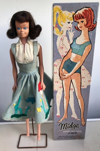 Midge brune poupee mannequin - midge,