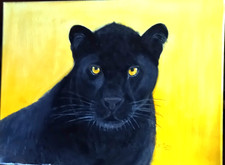 TABLEAU PANTHERE NOIRE