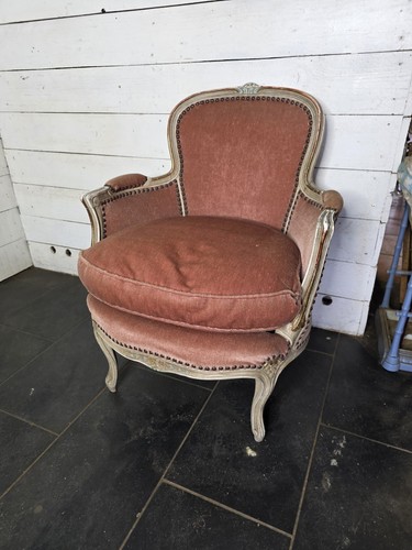 Ancien fauteuil cabriolet - ancien,