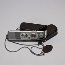 Minox B Subminiature Cold War Era Spy Camera • Made in Germany • Case & Chain