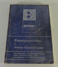 Repair Manual Simson Small Motorcycles S 50/KR 51/SR 4 Stand 12/1977