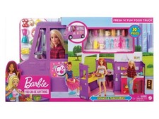 Barbie Fresh n Fun Food Truck Playset - BNIP - 30+ accessories doll not included