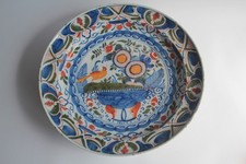Plat faïence Delft XVIIIe