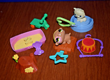 LPS Replacement 8 Pieces Accessories Lot GREEN SCOOTER SAND BOX TALENT MCDONALDS