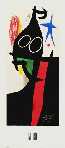Joan miro affiche sarrasin - affiche, le