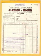SURESNES (92) FACTORY / CAR PARTS ""CHEMICO & ROBRI / Roger BRILLIE"" 1943