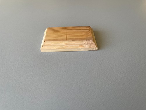 Socle bois brut x 5 - en,
