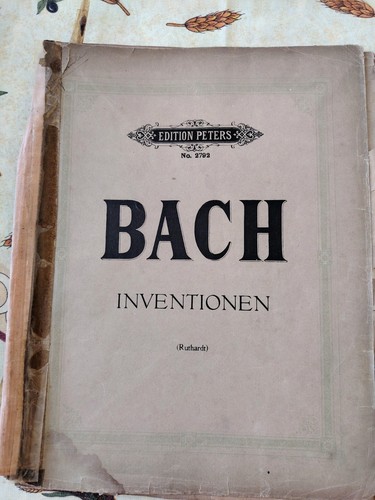 Lot partitions anciennes bach - partitions,