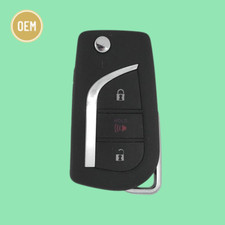Toyota RAV4 2019-2023 OEM 3 Button Flip Key GQ4-73T | 89070-0R380 +New Blade