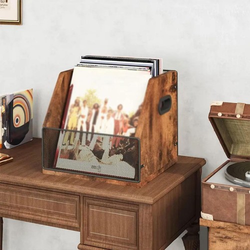 Porte disques vinyles portable - porte-disques,