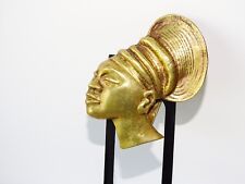 ANCIENNE BROCHE PINCE FOULARD CLIP FEMME  AFRIQUE BERBERE TETE AFRICAINE