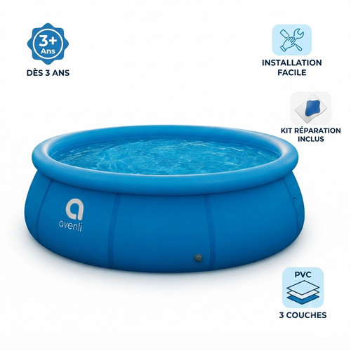 Piscine gonflable avenli - gonflable, 420cm