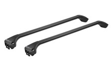 Barre de toit ovale Modula Case System noir Système de galerie de toit universel