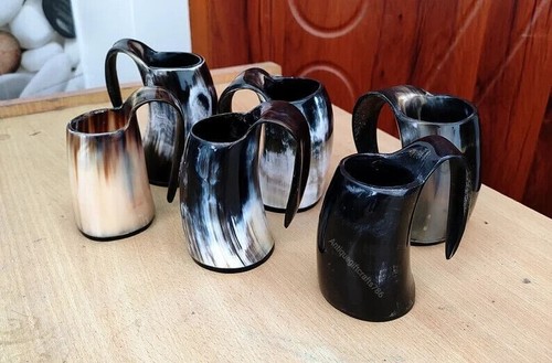 Lot tasses corne - 6, à