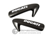 Ducati SBK 848 1098 1198 CARBON FIBER TANK PROTECTORS