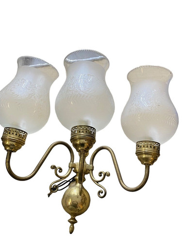 Ancienne applique verre - applique,