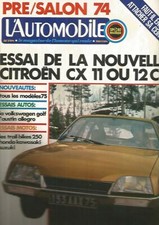 L'AUTOMOBILE N°340 CITROEN CX 11 OU 12 CV / GOLF / AUSTIN ALLEGRO / TRAIL-BIKES 