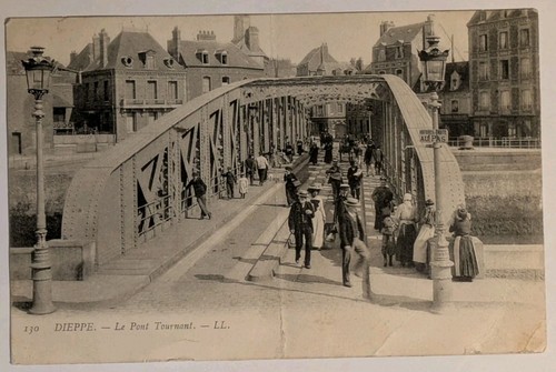 Cpa dieppe pont - cpa, 76
