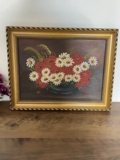 Antique Pretty 20th Century Painting Painting Signed TORELL. Beautiful framing