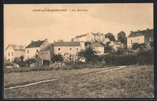 Old postcard Mont-sur-Marchienne, Les Hayettes 