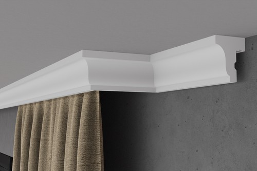 Barre stuc rail rideau - en,