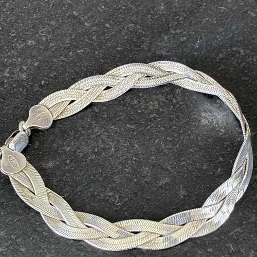 Bracelet argent 925 maille - en,