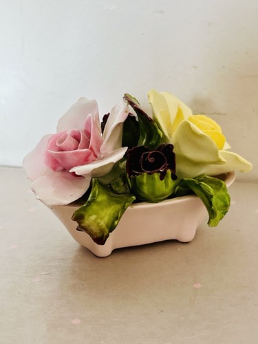 Bouquet roses porcelaine - bouquet, de