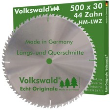 Volkswald Lames Lwz 500 X 30 MM Z=44 Dent de Rechange Lame de Scie Circulaire