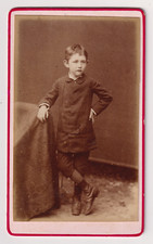 Perrin à La Tour du Pin (Isère) CDV - Child - Vintage Carbon Print c.1880