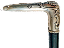 Canne de marche pommeau en