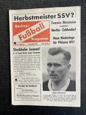 01.12.1957 Hertha BSC - Union 06, Aperçu Du Match De Ville Stockholm, ...